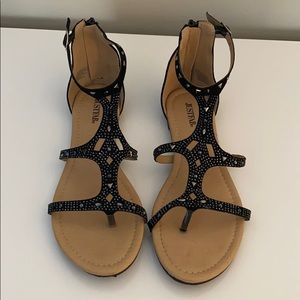 COPY - Black Gladiator Sandals